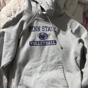Gray Penn State Volleyball Hoodie